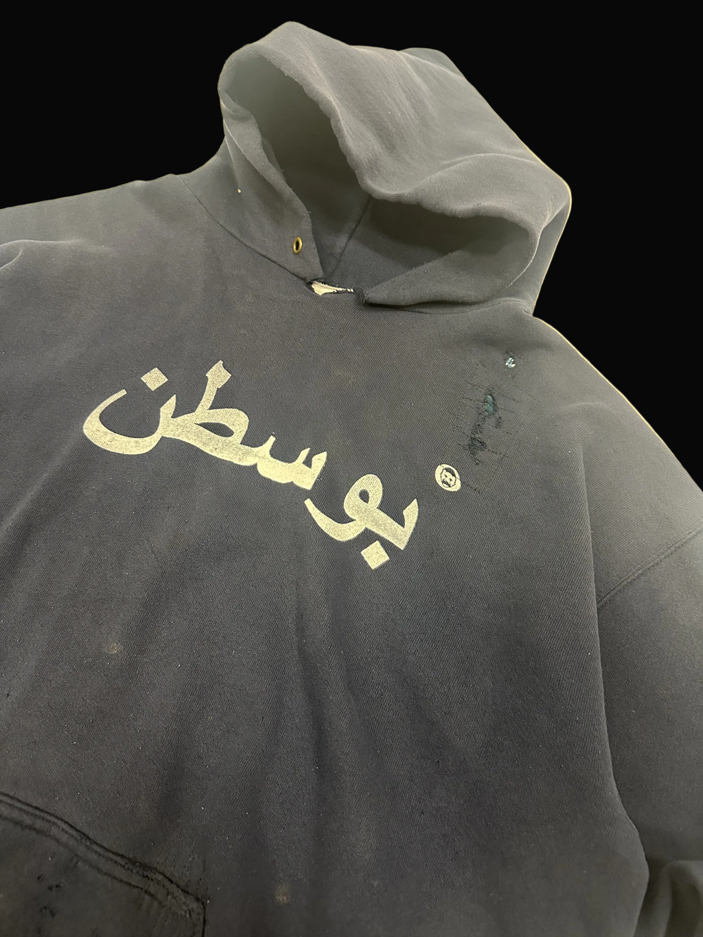 Navy "بوسطن" Hoodie
